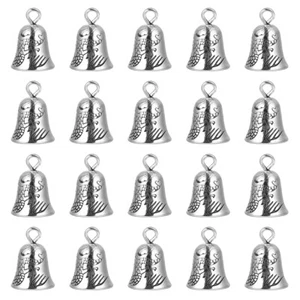 20 piezas mini campanas sonajero niños artesanía dijes pequeños a mano para manualidades - Imagen 1 de 12