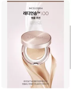 INCELLDERM Radiansome 100 Cushion 13g×2ea #21 Light Beige SPF50+ PA++++ - Picture 1 of 9