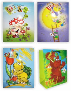 24 große Geschenktüten 17245 Kinder Geschenkbeutel zum Geburtstag Geschenktasche - Bild 1 von 1