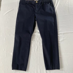 BANANA REPUBLIC size 12? Navy Blue Stretch Pants 34x25 - Picture 1 of 5
