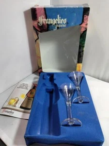 Pair of Luigi Bormioli Light & Music Cordial Glasses from Frangelico Set NOS - Picture 1 of 5