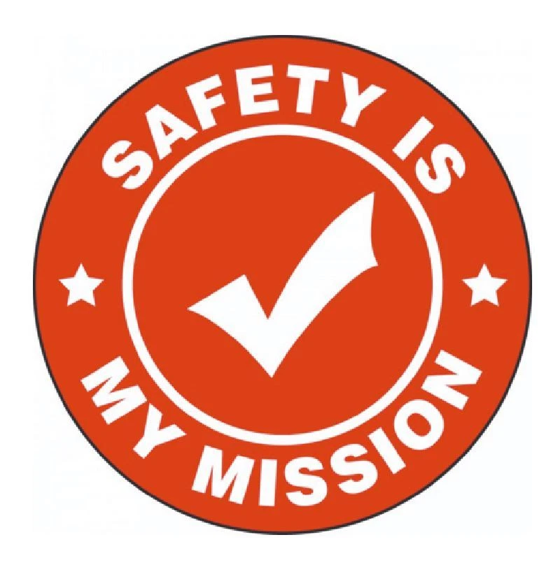 ORACAL Safety Is My Mission Hard Hat Decal Hardhat Sticker Helmet Label H134