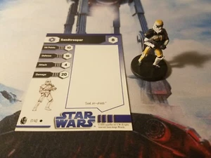 Star Wars Miniatures Imperial Entanglements 17 Sandtrooper - Picture 1 of 1