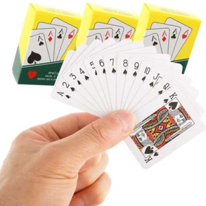 3 Decks Mini Playing Cards, Small Playing Cards Tiny Cards Deck Novelty Gift - Picture 1 of 14
