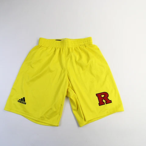 Rutgers Scarlet Knights adidas Practice Shorts Men's Yellow Used Cover
