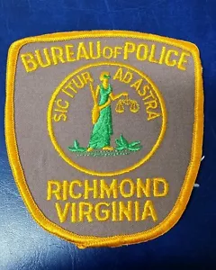 RICHMOND, VIRGINIA BUREAU OF POLICE SHOULDER PATCH VA - Picture 1 of 2