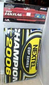 MOTORSPORTS AUTHENTICS #48 LOWE'S JIMMIE JOHNSON 3'x5' FLAG 2006 CUP CHAMPION - Picture 1 of 3