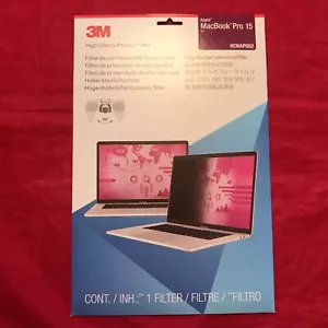 NEW Apple MacBook Pro 15 High Clarity Privacy 3M Filter for HCNAP002 - Picture 1 of 9