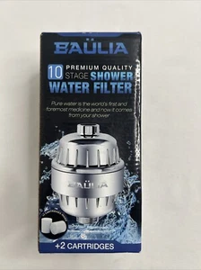 Baulia SF800 Shower Water Filter 10 Stage Purifier System 2 Cartridges - Picture 1 of 6