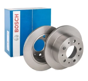 2x Bosch 0986479061 Brake Discs Set Rear Ø 10 5/16in for Kia Cerato II, Soul I - Picture 1 of 7