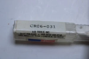 A.B. Tools CR06-020 Carbide Double Corner Rounding End Mill 3/16" - Picture 1 of 5