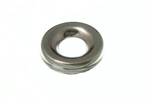 New 1,000 X Screw Cup Surface Finishing Washers No. 10 Chrome Plated Steel - One - Picture 1 of 1