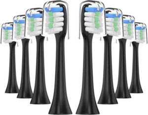 8Pcs New Simple Brush Heads For Automatic Electric Sonic Soocas X1 X3 Toothbrush - Picture 1 of 11