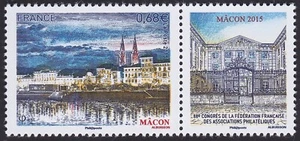 2015 Frankreich Nr. 4956 ** Macon 88. Kongress der FFAP, 2015 Frankreich postfrisch - Bild 1 von 1