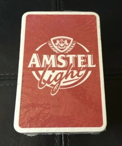 NEW Amstel Light Playing Card Coasters Deck Beer Bar Pub Man Cave Poker Night - Picture 1 of 6