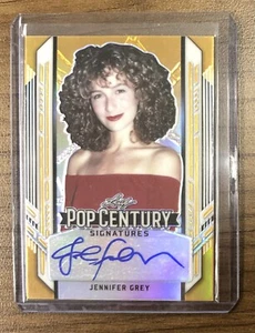 2021 Leaf Pop Century Jennifer Grey - GOLD - Autograph #1/1 - SSP - Picture 1 of 5