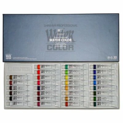 SHINHAN Professional Artist Grade Watercolor Paint Set 30 Colors 7.5ml Tube - Image 1 of 4