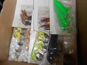 Vintage Walleye Bass Spinners Jigs lures USA Made New lot of 185 - Picture 1 of 9