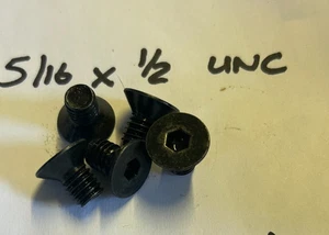 SENKKOPFSCHRAUBEN MIT INNENSECHSKANT 5/16 ZOLL UNC X 1/2 ZOLL LANG X 5 [SCHMALKOPF] - Bild 1 von 1