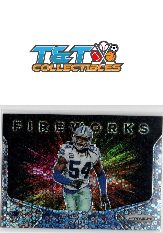 Jaylon Smith 2020 Panini Prizm Fireworks No Huddle #25 Dallas Cowboys 34a - Image 1 of 1