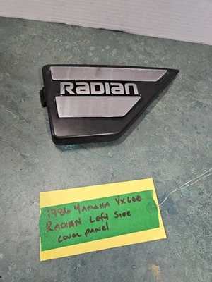 ** Yamaha YX600 1986 Radian panel de cubierta lateral izquierdo OEM ** Foto 1 de 4