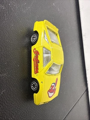 Vintage 1996 Tootsie Toy MLB Cleveland Indians Chief Wahoo Die Cast 1:64 Car - Image 1 of 4