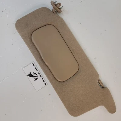 Viseira solar Honda Civic 2001-2005 driver marrom com pano espelho fabricante de equipamento original - Imagem 1 de 3