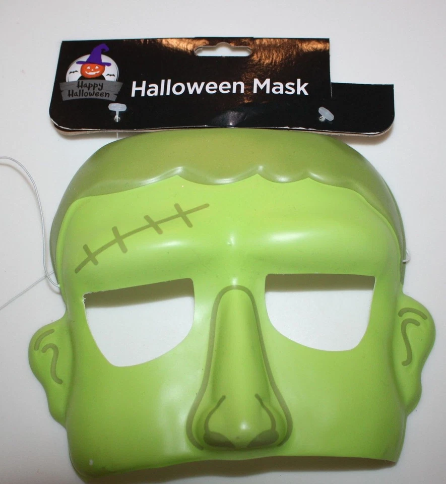 Máscara de Halloween de monstruo verde talla única para la mayoría de la espuma correa elástica facial completa Foto 1 de 1