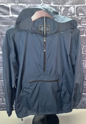 Chaqueta Abrigo de Lluvia Charles River Apparel Mujer Azul Marino Talla X-Pequeña 1/2 Bolsillo con Cremallera Foto 1 de 4