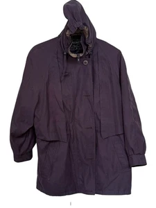 Forecaster Sport Coat Purple Women Medium Petite PM Parka Hooded Classic Winter - Picture 1 of 8