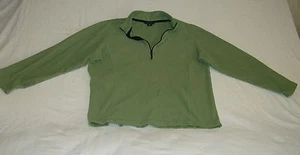 JERSEY LANDS END THERMA CHECK L/S VERDE CREMALLERA TOP MED K#1498 - Imagen 1 de 3