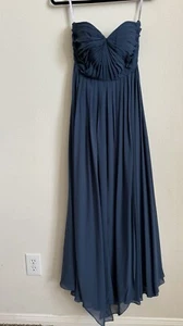 Jenny Yoo Aiden Convertible Bridesmaid Blue Gown Dress Size 2  - Picture 1 of 4