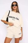 Summer Hot Sell White Fox Tracksuits Womens 2pcs T-shirt Shorts Casual Top Pants