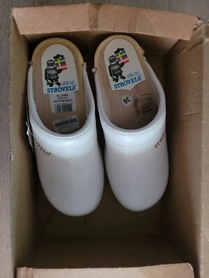 Zapatos Strovels talla 36 color blanco nuevos de piel en caja - Imagen 1 de 3