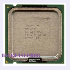 Intel Pentium D 820 Processor 2.8GHz LGA 775/Socket T CPU 95W 800MHz - Picture 1 of 4