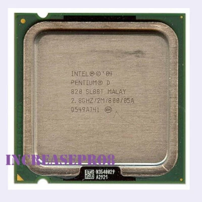 Intel Pentium D 820 Processor 2.8GHz LGA 775/Socket T CPU 95W 800MHz - Image 1 of 4