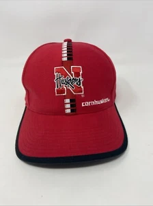 Nebraska Cornhuskers Hat Cap Red Adjustable Strap - Picture 1 of 16