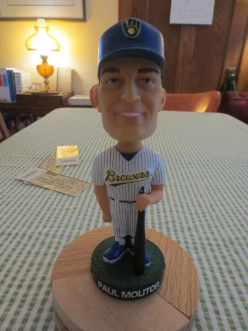 2003 Paul Molitor Milwaukee Brewers Bobblehead in box Cover