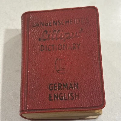 Langenscheidt's Lilliput Mini Dictionary German English Barnes Noble  Red 2" - Image 1 of 4
