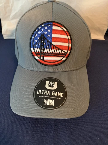 Ultra Game NBA Golden State Warriors American Flag Hat One Size Fits Most NWT Cover