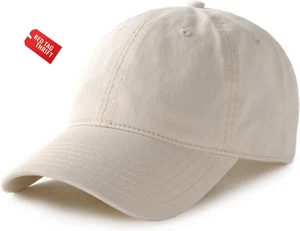 Unisex Vintage Washed Unstructured Baseball Cap Washed Cotton Adjustable Dad Hat - Imagen 1 de 24