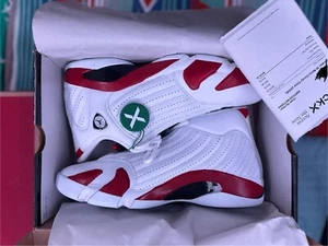 Size 11.5 - Air Jordan 14 Retro 2006 Candy Cane white/red - Picture 1 of 3