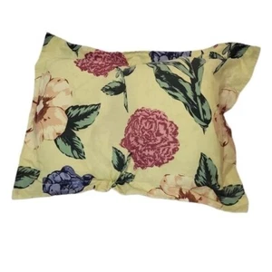 Pillow Cover Floral Design Yellow Green Multi Garden Colorful Spring Summer Gift - Picture 1 of 4