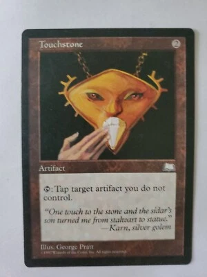 MTG Magic The Gathering Card Touchstone Artifact Weatherlight 1997 - Image 1 of 2