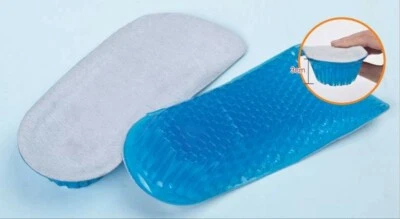 COMFOROOT 3cm Heel Lift Gel Honeycomb 3/4 Insoles with Arch Support One Size