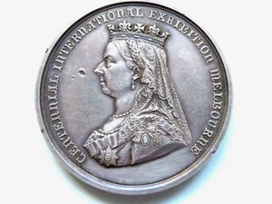 Australia. 1888 Centennial International Exhibition - Melbourne. 51mm Medallion - Picture 1 of 2