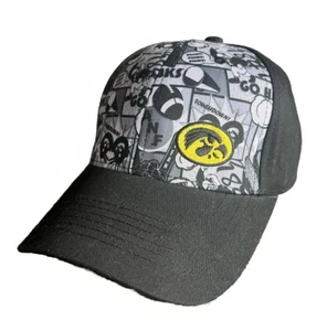 Iowa Hawkeye Football Themed Baseball Cap Hat Youth Adjustable - Picture 1 of 16
