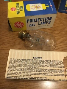 DRS NOS - General Electric GE Lamp Picture Movie Projection 120V 1000 Watt DRS - Picture 1 of 6