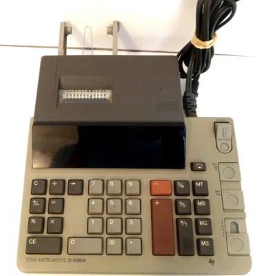Texas Instruments TI-5130 2 Electric Calculator Adding Machine Vintage Good - Image 1 of 4