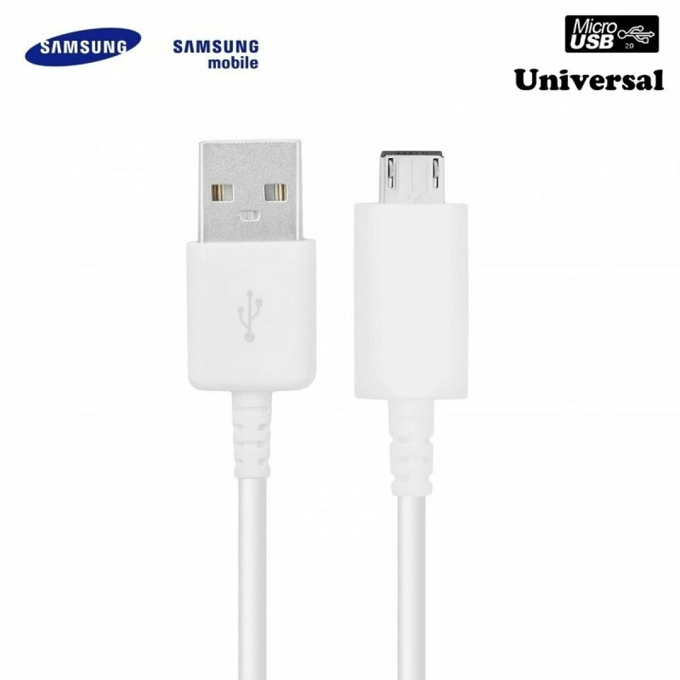 Original Samsung Fast Charger Data Micro USB 1.2m Cable For Galaxy S7 Edge S6 - Image 1 of 1